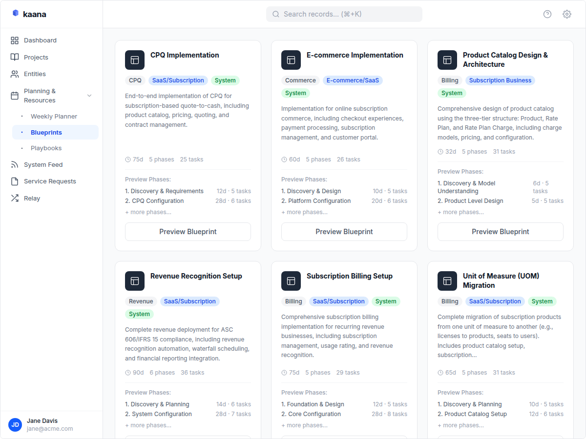 Planning & Resources